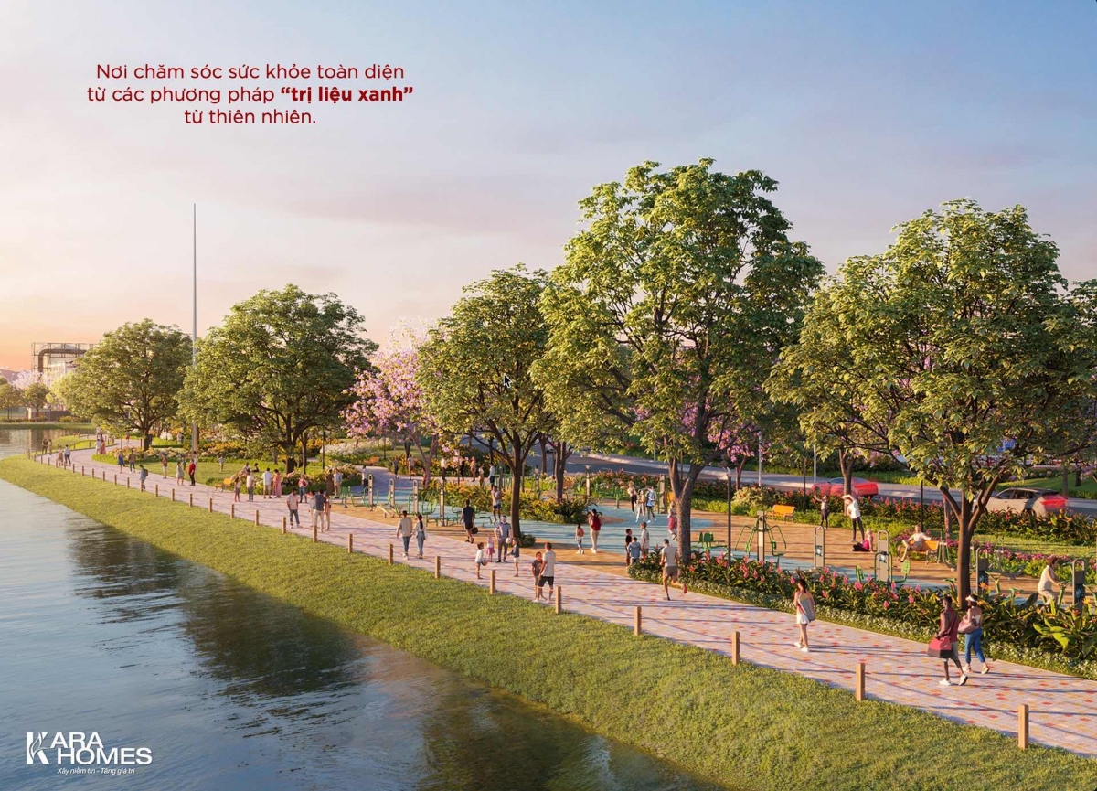 Phân khu Bình Minh là phân khu đóng, được xây dựng theo kiến trúc Manhattan